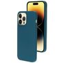Mobiparts iPhone 14 Pro Max Silikon Hülle Backcover - Blueberry Blue