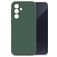 Mobilize Rubber Gelly Samsung Galaxy A35 Hülle Flexibles TPU Backcover - Matt Green
