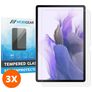 Mobigear Samsung Galaxy Tab S7 FE Panzerglas Gehärtetes Glas Displayschutz - Hüllenfreundlich (3er Pack)