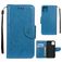 Mobigear Flowers iPhone 11 Hülle Klapphülle Geldbörse - Blau