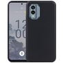 Mobigear Colors Nokia X30 Hülle Flexibles TPU Backcover - Schwarz