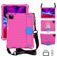 Mobigear HexStrap iPad Air 5 (2022) Hülle Kunststoff,EVA Schaum Backcover + Stifthalter + Schulterträger + Ständer - Pink