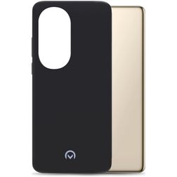 Mobilize Rubber Gelly Huawei P50 Pro Hülle Flexibles TPU Backcover - Matt Black