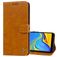 Mobigear Wallet Samsung Galaxy J6 Plus Hülle Klapphülle Geldbörse - Cognac