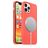 Mobigear Rubber Touch iPhone 12 Silikon MagSafe Hülle Backcover - Orange
