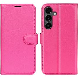 Mobigear Classic Samsung Galaxy S25 FE Hülle Klapphülle Geldbörse - Rot