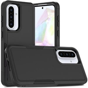 Mobigear Heavy Armor Samsung Galaxy A36 Hülle Hardcase Backcover Stoßfest - Schwarz
