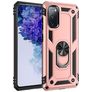 Mobigear Armor Ring Samsung Galaxy S20 FE Hülle Hardcase Backcover Stoßfest mit Ringhalter - Roségold