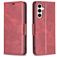 Mobigear Excellent Samsung Galaxy S24 FE Hülle Klapphülle Geldbörse - Rot