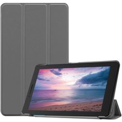 Mobigear Tri-Fold Lenovo Tab E8 Hülle Klapphülle - Grau