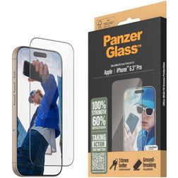 PanzerGlass Ultra-Wide Fit iPhone 16 Pro Gehärtetes Glas Displayschutz - Hüllenfreundlich