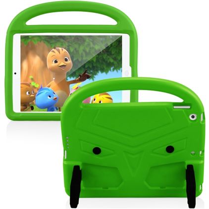 Mobigear Buddy iPad 7 (2019) Tablet Hülle für Kinder mit Tragegriff - Grün