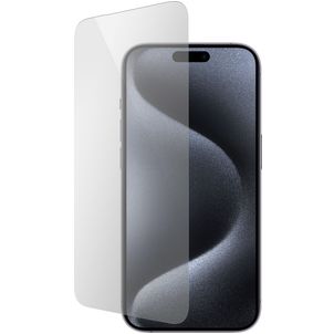 Mobiparts Regular iPhone 15 Pro Max Panzerglas Gehärtetes Glas Displayschutz - Hüllenfreundlich