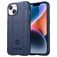 Mobigear Rugged Shield iPhone 15 Plus Hülle Flexibles TPU Backcover Stoßfest - Blau