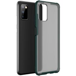 Mobigear Shockproof Samsung Galaxy A03s Hülle Hardcase Backcover Stoßfest - Grün