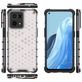 Mobigear Honeycomb OPPO Reno 7 4G Hülle Hardcase Backcover Stoßfest - Weiß