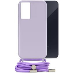 Mobilize Lanyard Gelly Samsung Galaxy A35 TPU (flexibel) Handykette - Pastel Purple