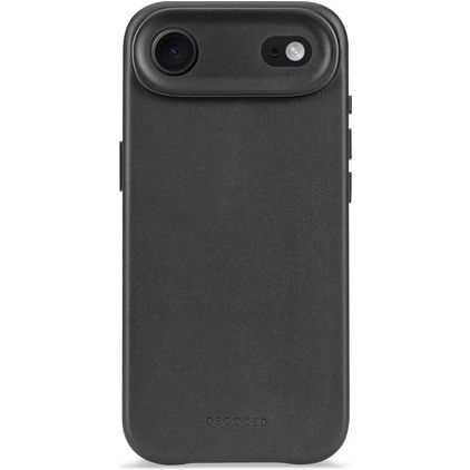 Decoded iPhone Air Hülle Echtes Leder Backcover Stoßfest - Schwarz