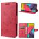 Mobigear Butterfly Samsung Galaxy M53 Hülle Klapphülle Geldbörse - Rot