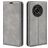 Mobigear Retro Slim HONOR Magic 4 Lite Hülle Klapphülle Geldbörse - Grau