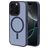Mobiparts Hardcover iPhone 16 Pro MagSafe Hülle Hardcase Backcover - Satin Blue