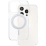 CARE by PanzerGlass Feature Case iPhone 15 Pro MagSafe Hülle Hardcase Backcover - Transparent / Silber
