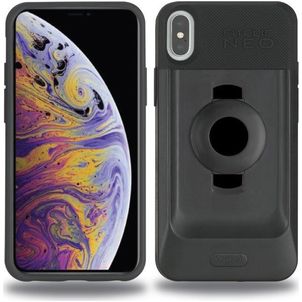 Tigra FitClic Neo Case iPhone XS Max Hülle Hardcase Backcover Stoßfest - Schwarz