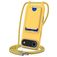 Mobigear Lanyard Card iPhone Air Silikon Handykette mit Kartenfach - Gelb