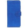 Mobigear Croco Samsung Galaxy S22 Hülle Klapphülle Geldbörse - Blau