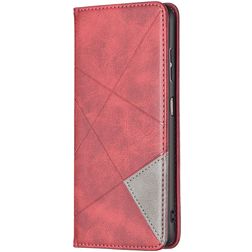 Mobigear Rhombus Slim Nokia G21 Hülle Klapphülle - Rot