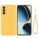 Mobigear Rubber Touch Samsung Galaxy A56 Silikon Hülle Backcover - Gelb