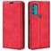 Mobigear Retro Slim Motorola Moto G71 5G Hülle Klapphülle Geldbörse - Rot