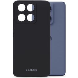 Mobilize Rubber Gelly Motorola Edge 60 Fusion TPU (flexibel) Backcover - Schwarz