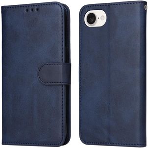 Mobigear Wallet iPhone 16e Hülle Klapphülle Geldbörse - Blau