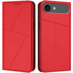 Mobigear Frosted Flip iPhone Air Hülle Klapphülle Geldbörse - Rot