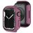 Mobigear Colors Dünn Apple Watch - 41 mm Hardcase Hülle - Weinrot