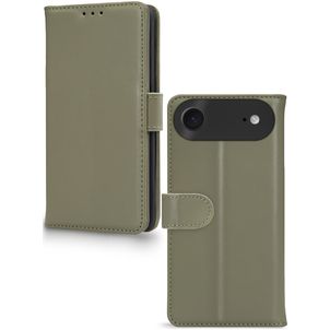 Mobilize Premium Gelly iPhone Air Hülle Klapphülle Geldbörse - Grün