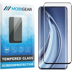 Mobigear Premium Xiaomi Mi 10 Pro Panzerglas Displayschutz - Hüllenfreundlich - Schwarz