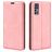Mobigear Retro Slim TCL 30 Hülle Klapphülle Geldbörse - Pink