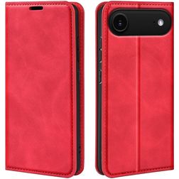 Mobigear Retro Slim iPhone Air Hülle Klapphülle Geldbörse - Rot