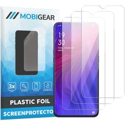 Mobigear OPPO Reno Z Displayschutz Schutzfolie - Hüllenfreundlich (3er Pack)