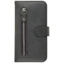 Mobigear Zipper Samsung Galaxy S20 Hülle Klapphülle Geldbörse - Schwarz