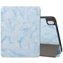 Mobigear Tri-Fold Marble iPad Air 11 Zoll (2024) Hülle Klapphülle + Stifthalter - Blau