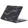 Mobigear Marble MacBook Air 13 Zoll (2018-2020) Hardcase Hülle MacBook Case - Schwarz - Model A1932 / A2179 / A2337