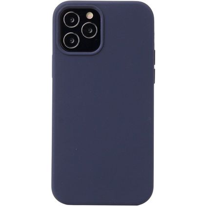 Mobigear Rubber Touch iPhone 13 Pro Max Silikon Hülle Backcover - Dunkelblau