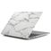 Mobigear Marble MacBook Pro 16 Zoll (2021-2026) Hardcase Hülle MacBook Case - Weiß - Model A2485 / A2780 / A2991 / A3186 / A3428 / A3429
