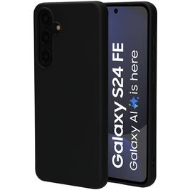 Mobiparts Samsung Galaxy S24 FE Silikon Hülle Backcover - Schwarz
