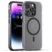 Mobigear Shockproof iPhone 16 Pro Max MagSafe Hülle Flexibles TPU Backcover - Schwarz
