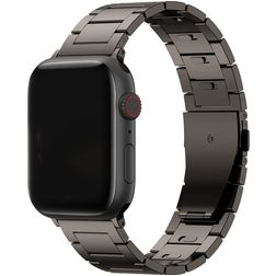 Mobigear Sydney Titan Apple Watch Armband Faltschließe - 49/46/45/44 mm - Space Grau
