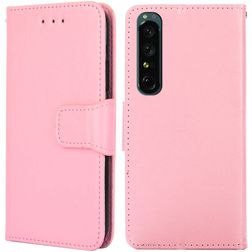 Mobigear Wallet Sony Xperia 1 IV Hülle Klapphülle Geldbörse - Pink